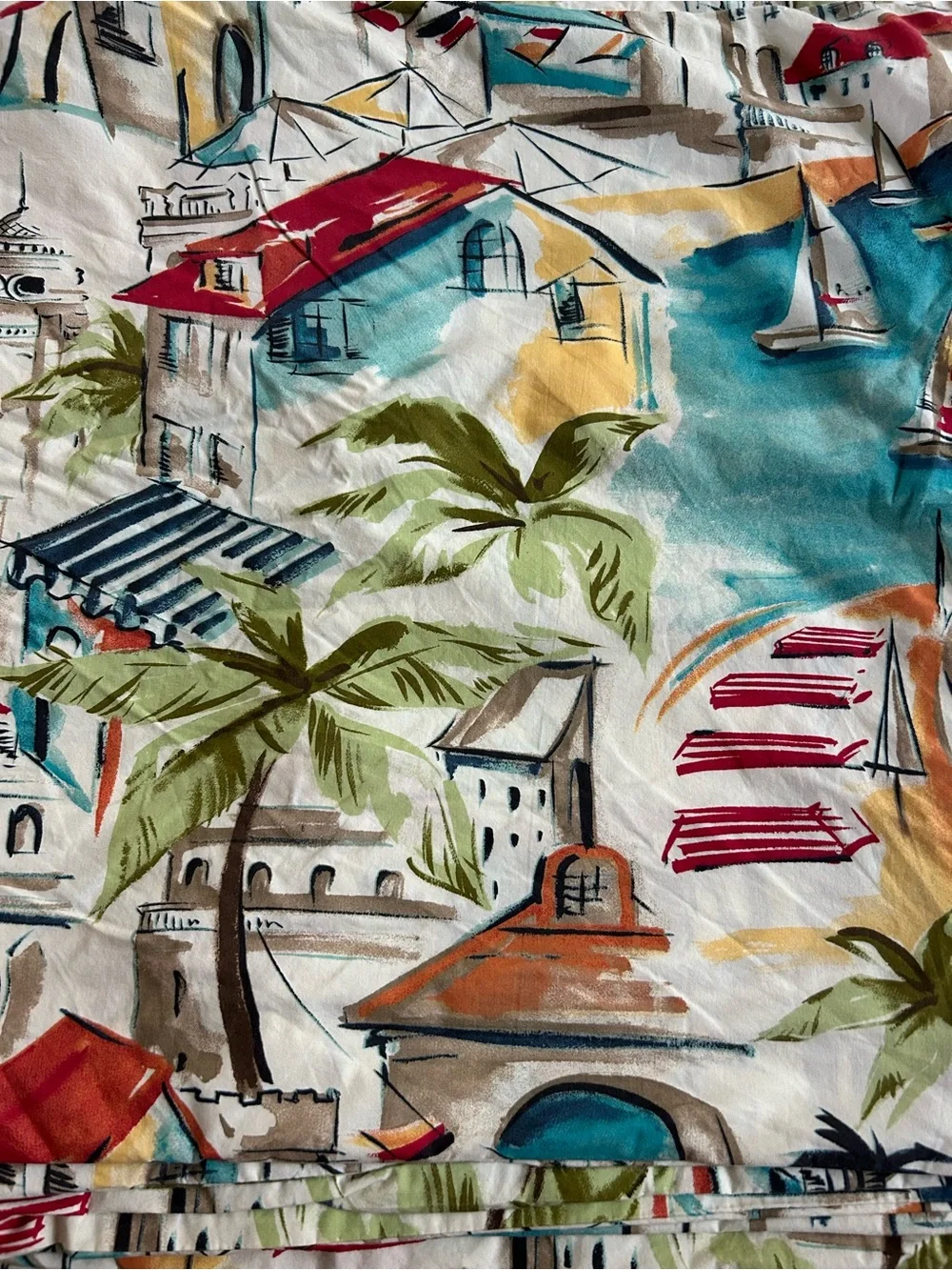 Pottery Barn Outlet Riviera King Duvet Cover Cotton